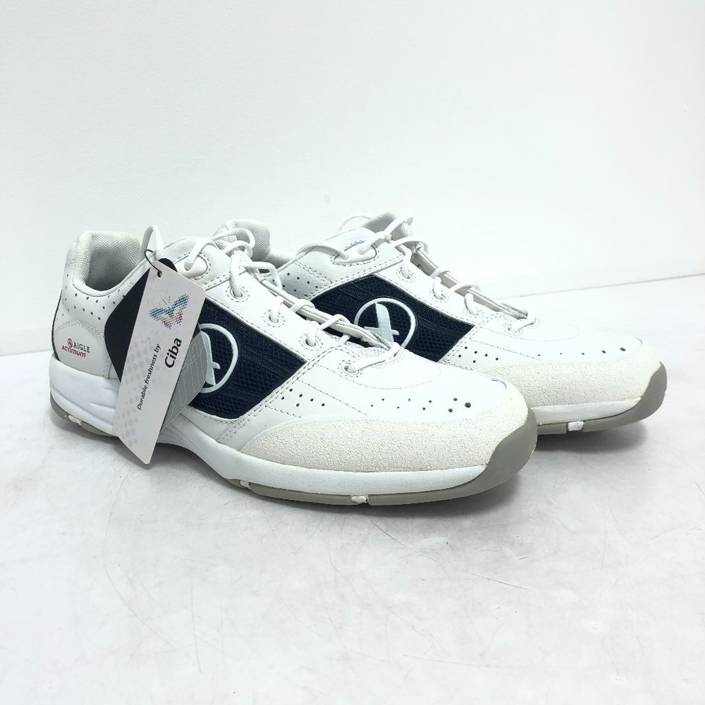 NWT Aigle "Matchracer" in Blanc Bleu